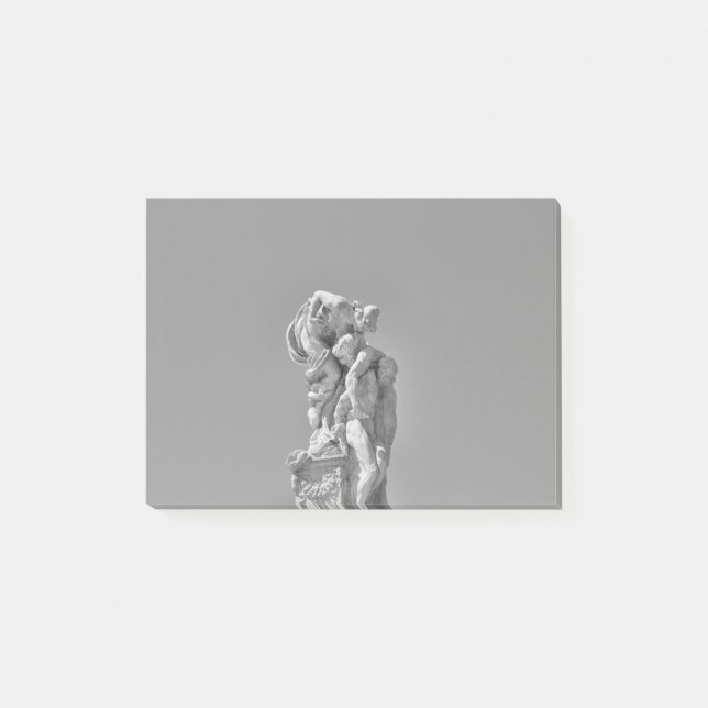 Roman sculptures in modern composition post-it notes (Front)