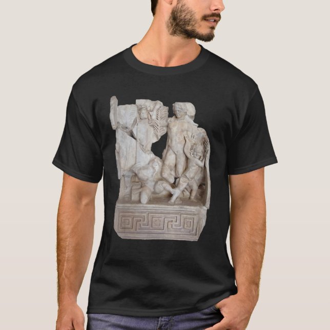 Roman Sebastieon Relief Of Agon Aphrodisias Cut Ou T-Shirt (Front)