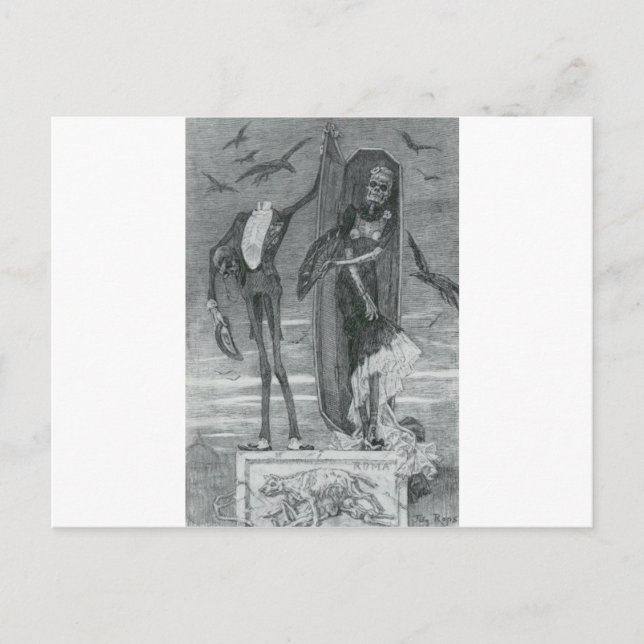 Roman Skeletons Postcard (Front)