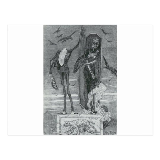 Roman Skeletons Postcard
