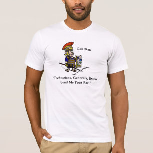 Roman Soldier Ham Radio T-shirt