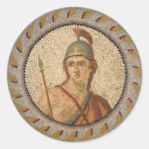 Roman Soldier Mosaic Sticker