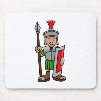 roman soldier mouse pad