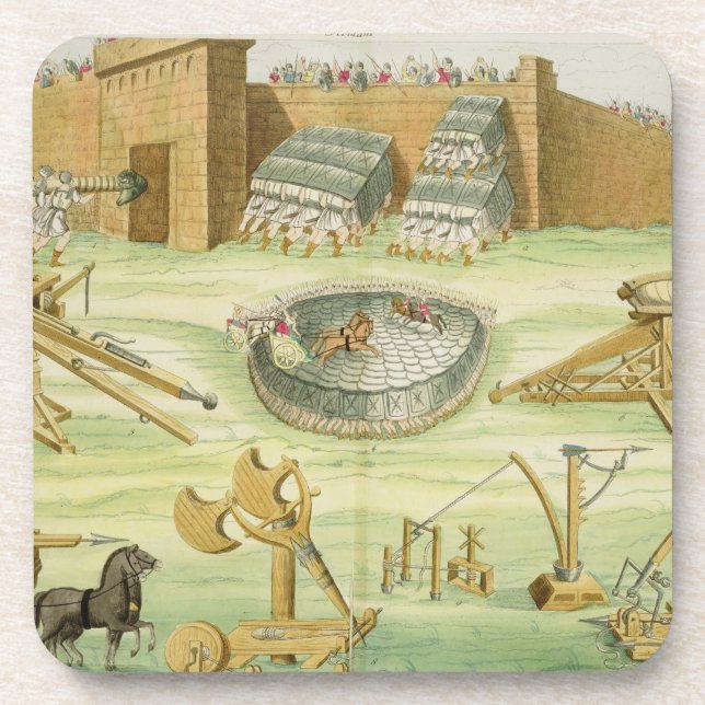 Roman Soldiers Besieging a Town, plate 23B, class Coaster (Front)