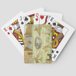 Roman Soldiers Besieging a Town, plate 23B, class Playing Cards