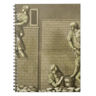 Roman soldiers building a fort, plate 21 from 'Le Notebook
