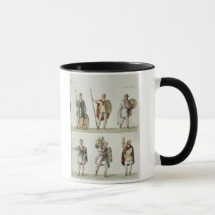 Roman Soldiers, detail from plate 2, class 5 of Pa Mug