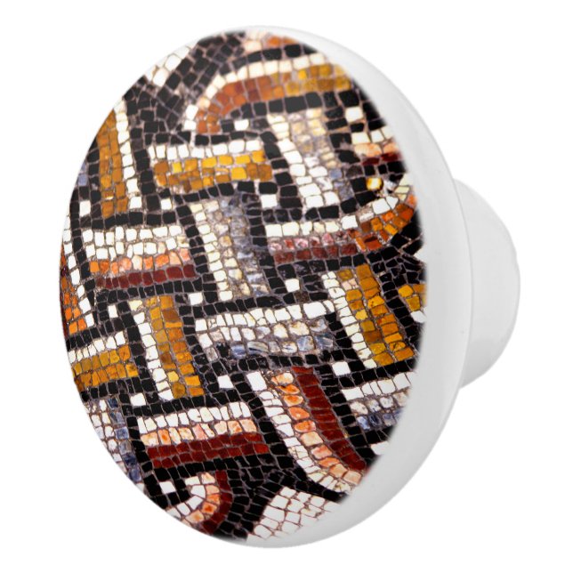 Roman Tile Mosaic Ceramic Knob (Right)