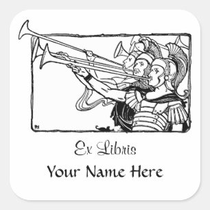 Roman Trumpeters Square Sticker