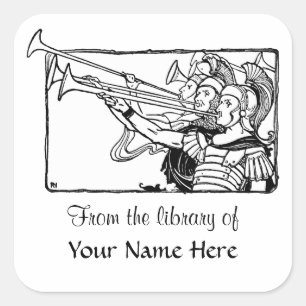 Roman Trumpeters Square Sticker