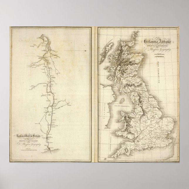 Roman Wall in Britain Poster (Front)