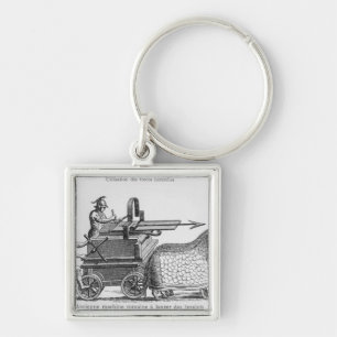 Roman war machine for firing javelins key ring