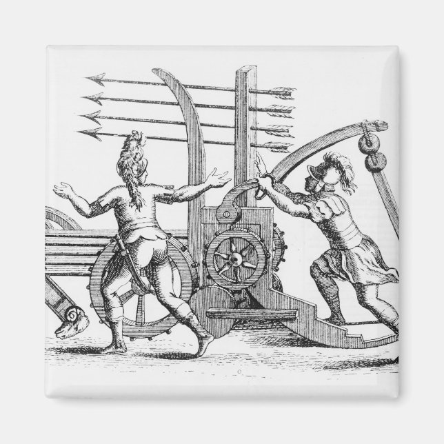 Roman war machine for firing spears magnet (Front)