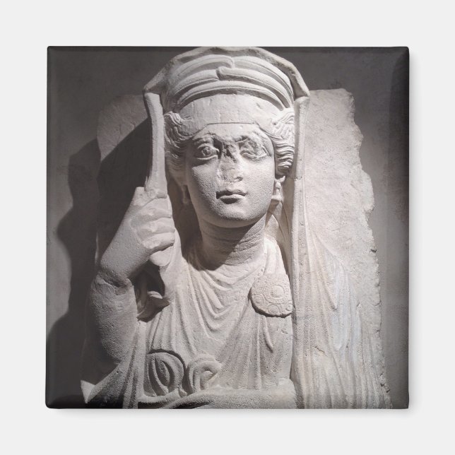 Roman woman grave marker magnet (Front)