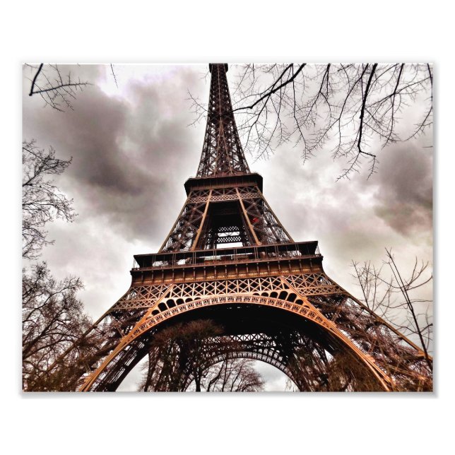 Romance and Mystery at the Eiffel Tower Print (Front)