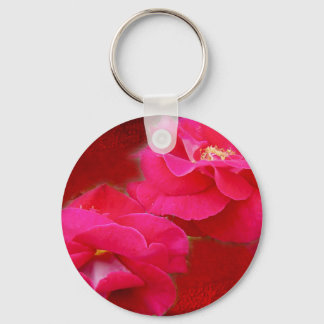 Romance and Red Roses Key Ring