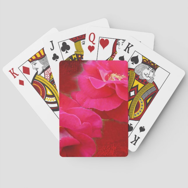 Romance and Red Roses Playing Cards (Back)