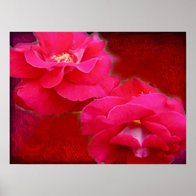 Romance and Red Roses Poster (Front)