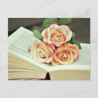 Romance Book Postcard, Book Postcard