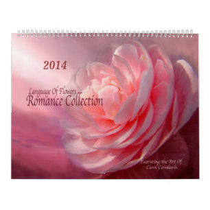 Romance Collection Floral Art Calendar 2014