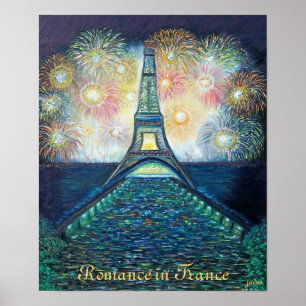 Romance in France Poster Print