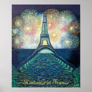 Romance in France Poster Print