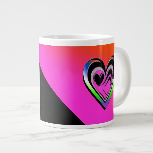 Romance Large Coffee Mug (Front Right)