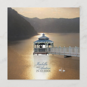 Romance on the Lake Invitation