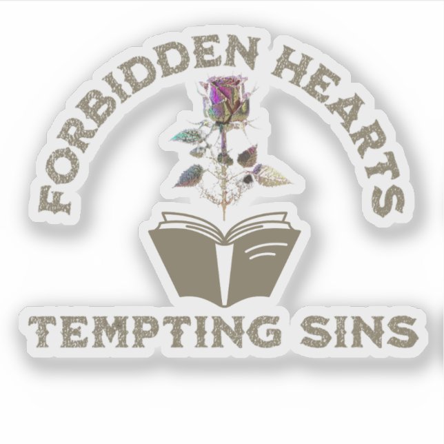 Romance Reader Bookish Sticker (Front)