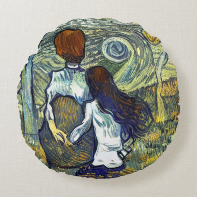 ROMANCE ROUND CUSHION (Front)