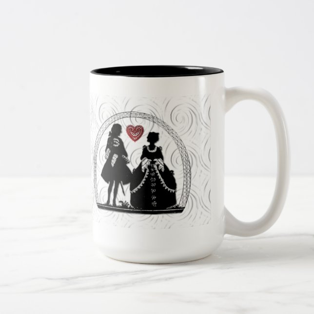 Romance Silhouettes Coffee Mug (Right)