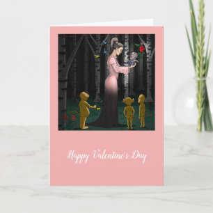 Romance the forest card