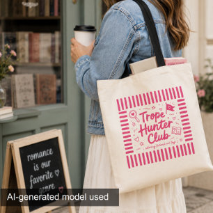 Romance Trope Hunter Book Lover Tote Bag