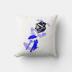 Romance (Umbrella) Throw Pillow