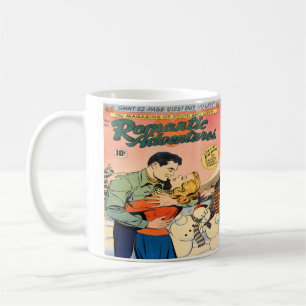 Romance Vintage Comic Book Design Coffee Mug Cup