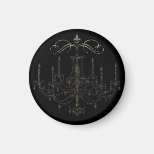 Romance with a Chandelier ~ Magnet French Love