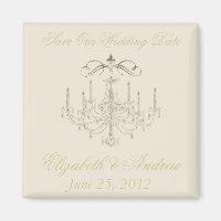 Romance with a Chandelier ~ Save the Date Love