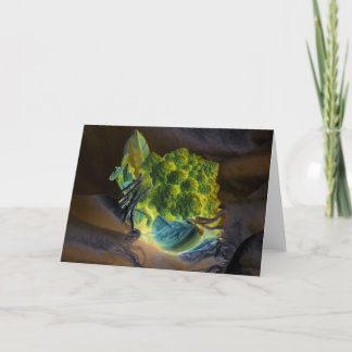 "Romanesco" Digitally Altered Still Life Card