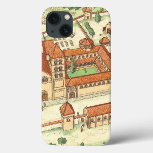 Romanesque Abbey. Model iPhone 13 Case