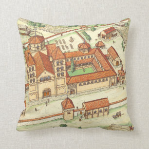 Romanesque Abbey. Model Cushion