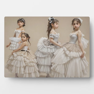 Romanesque dancers Placa con atril Plaque