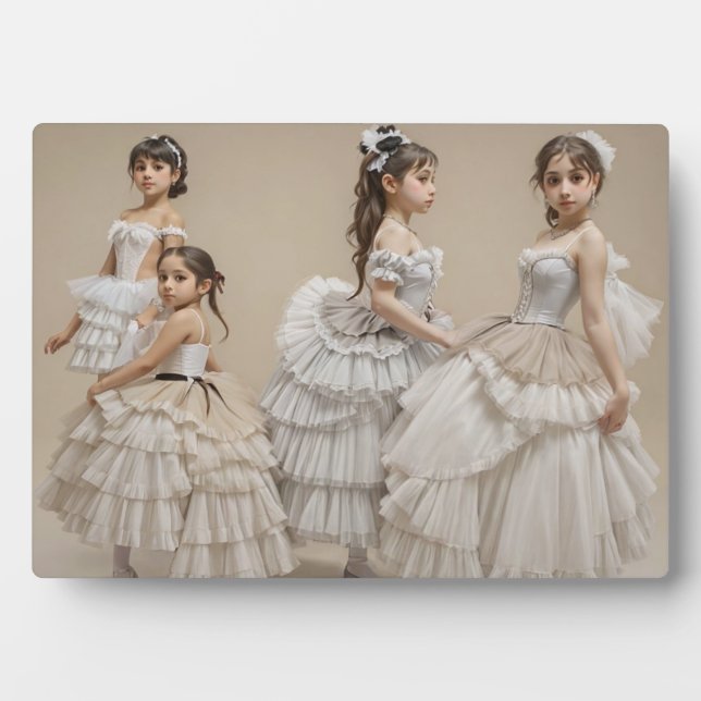 Romanesque dancers Placa con atril Plaque (Front)