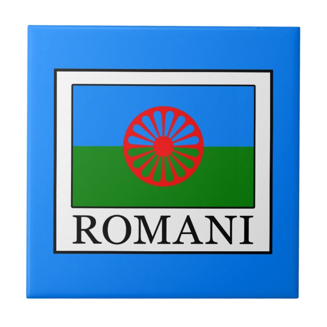 Romani Ceramic Tile (Front)