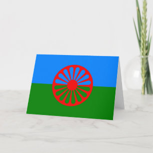 Romani Flag Card