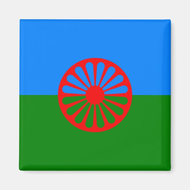 Romani Flag Magnet (Front)