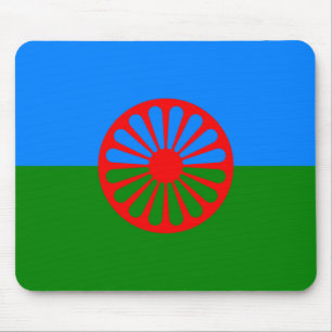 Romani Flag Mouse Pad
