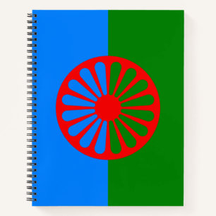 Romani Flag Notebook