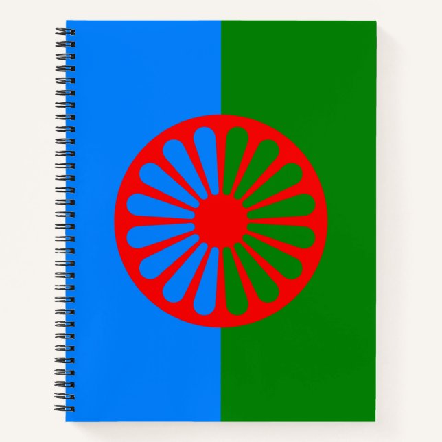 Romani Flag Notebook (Front)