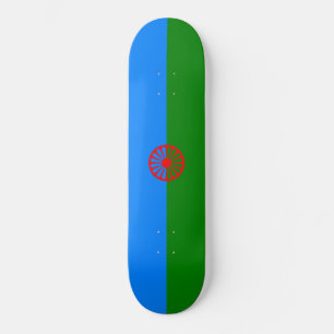 Romani Flag Skateboard