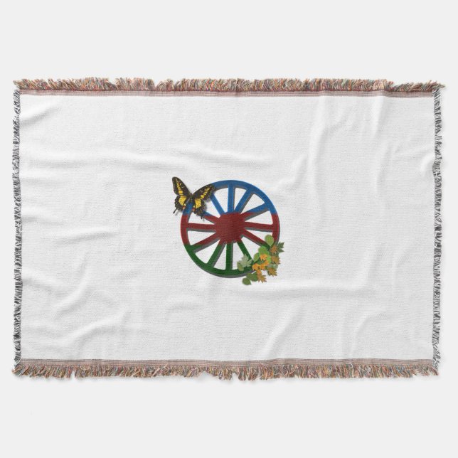 Romani Store Throw Blanket (Front)